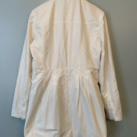 AX Armani Exchange Cream Fitted Trench - Picture 12 of 16